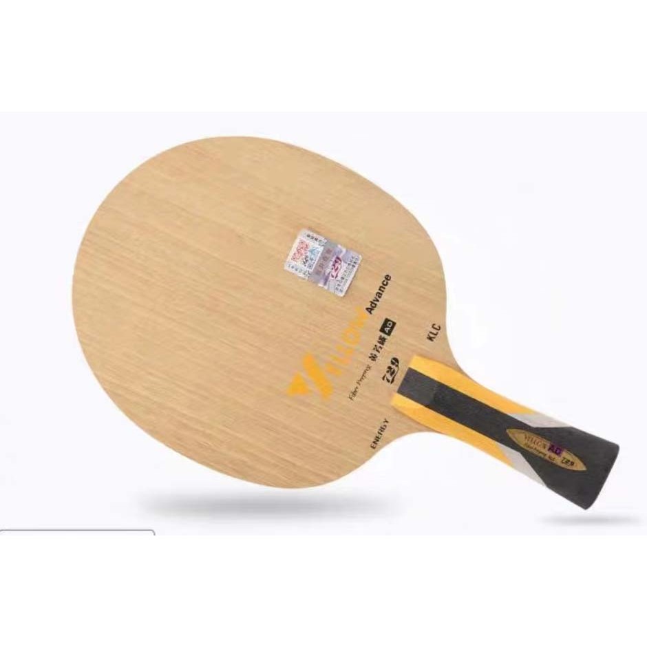 Friendship 729 Yellow Advance KLC Table Tennis Blade - Ping Pong Star